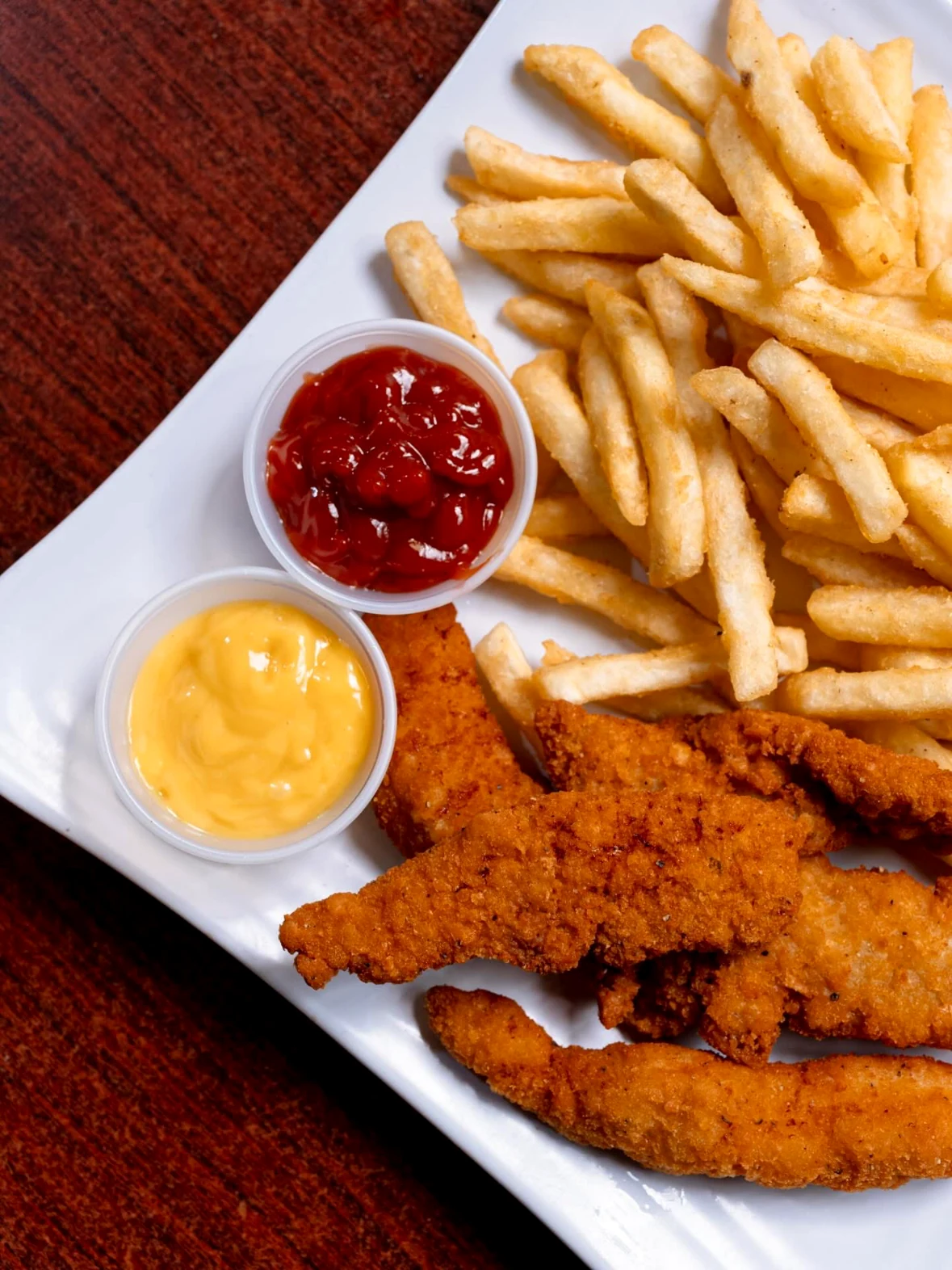 Chicken fingers and French fries