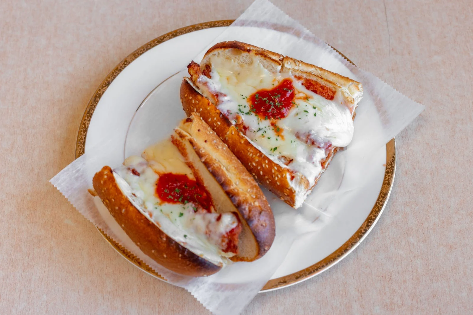 Chicken Parmesan hero
